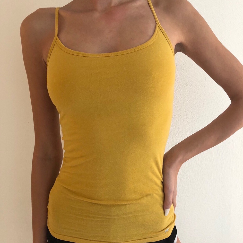 Aeropostale yellow tank